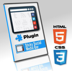 Shopware Plugin Sticky Socvial Media Bar